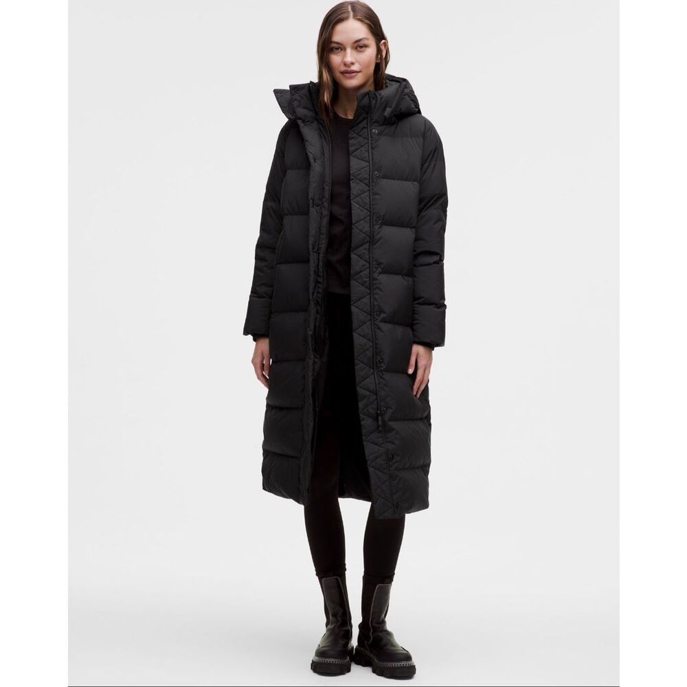 Lululemon Puffer Wunder Puff 600 Down Long NEW Black 10